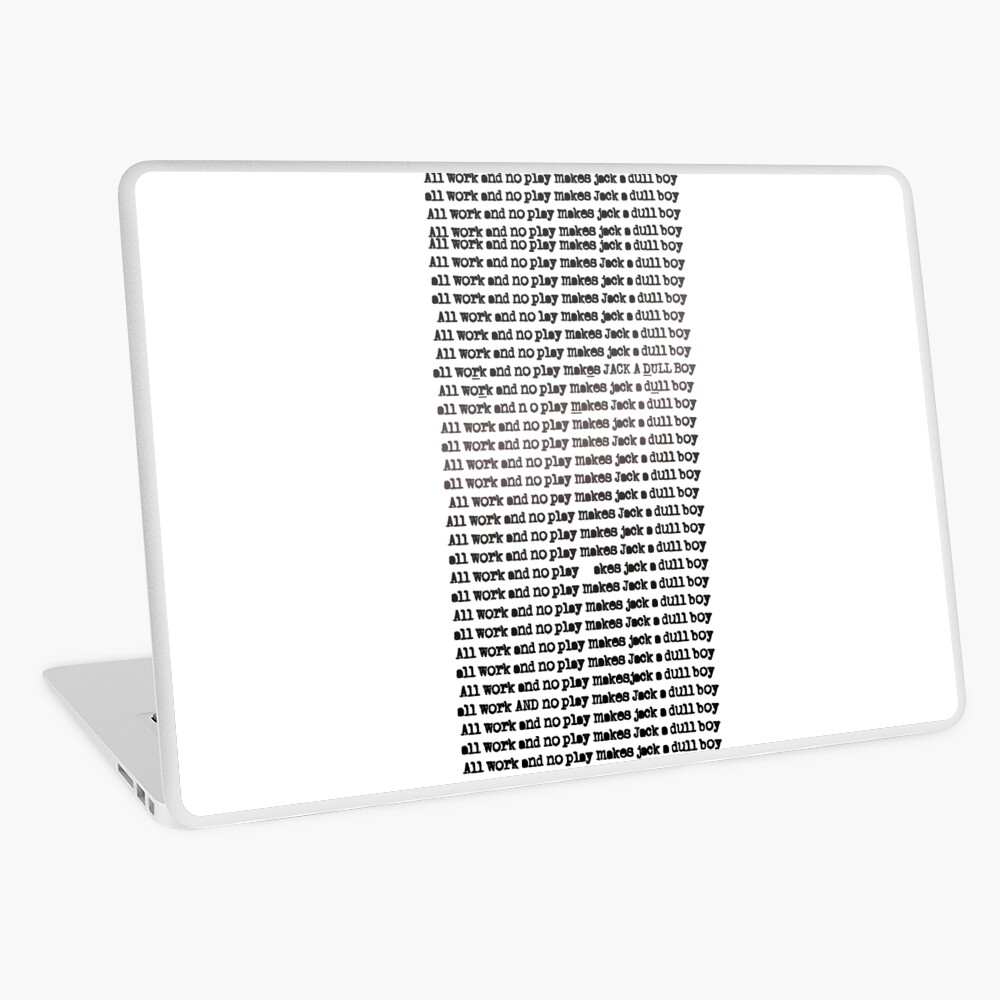 The Shining - Alle Arbeiten und kein Spiel (Redrum) Laptop Folie