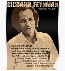 Richard P. Feynman, Theoretischer Physiker (Sepia) Poster