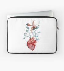 Funda para portátil Flores de Pink Floyd | Acuarela | Arte del ventilador de la roca