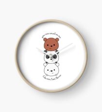 We Bare Bears Inspired Clock