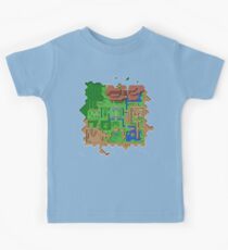 Camiseta para niños Reinos de Hyrule