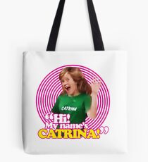 Hi! My name's Catrina - Pink Windmill Kids Tote Bag