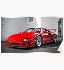 Ferrari F40 Poster
