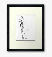 Pose Framed Print