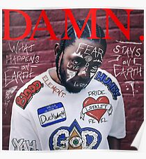 Kendrick Lamar - DAMN. Alternate Album Art Poster