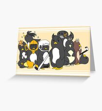 The Little Penguins Greeting Card