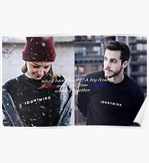 Póster Chris Wood y Melissa Benoist