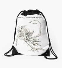 In Space No One Can Hear You Scream Drawstring Bag