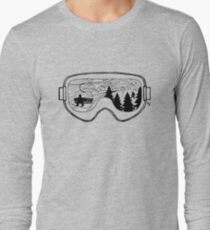 Snow Lift , Exit Left Long Sleeve T-Shirt