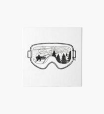 Snow Lift , Exit Left Art Board Print