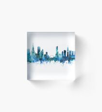 Bloque acrílico Chicago Illinois Skyline