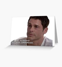 The microchip has been compromised. Greeting Card