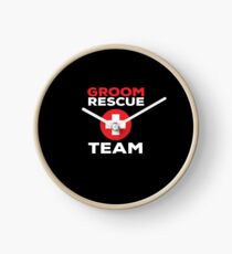Groom Rescue Team V8 Clock