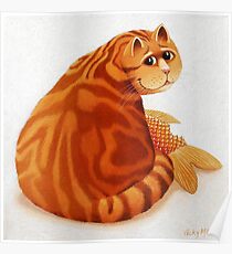 Koi Cat Poster
