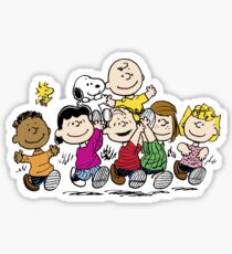 Peanuts gang Sticker