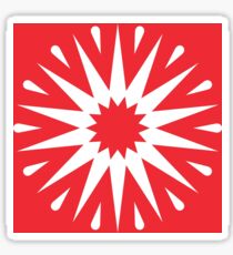 Bright star. Sticker