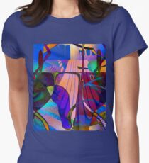 Kiss Kiss Tailliertes T-Shirt für Frauen
