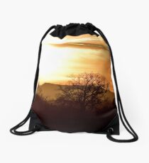 The Lake District: Sunset over Blencathra Drawstring Bag