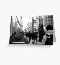 Urban coldness Greeting Card