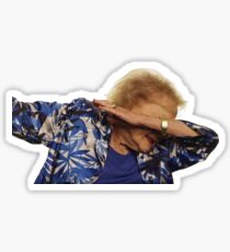 Betty White tupfend Sticker