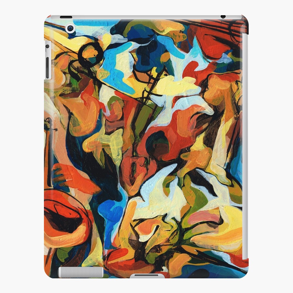 Abstract Musicians Painting iPad Case & Skin