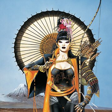Artwork thumbnail, Samurai Girl by Chris Achilleos by HseAchilleos