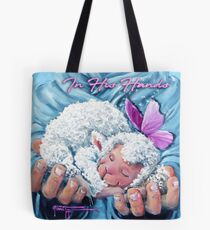 In His Hands Sheep Incognito Art Tote Bag