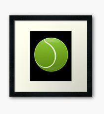 Tennis Ball Gerahmter Kunstdruck