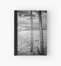 Sunset At The Lake - Embossed-Available As Art Prints-Mugs,Cases,Duvets,T Shirts,Stickers,etc Hardcover Journal