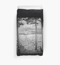 Sunset At The Lake - Embossed-Available As Art Prints-Mugs,Cases,Duvets,T Shirts,Stickers,etc Duvet Cover