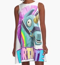 Fortnite Battle Royale Unicorn A-Line Dress