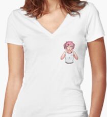 Natsuki Women's Fitted V-Neck T-Shirt