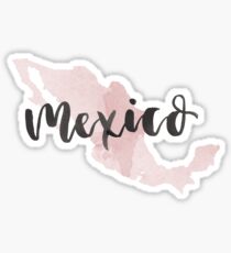 Mexiko-Land-Aquarell Sticker