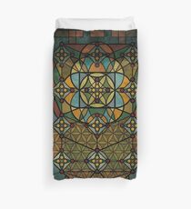 Sacred Geometry - Quantum conexion Duvet Cover