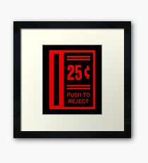 Insert Coin To Play Arcade Video Game Framed Print