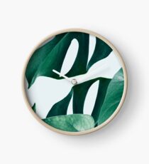 Monstera #redbubble #artprints Clock