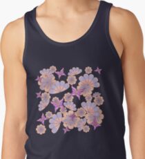 Butterflies, flowers and fans Tank Top