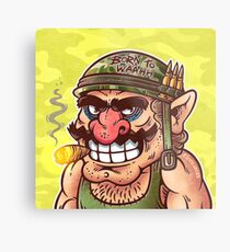 Wario Metal Print