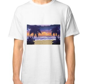 sunset beach t shirts