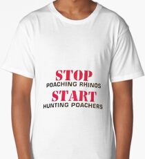 Stop poaching Long T-Shirt