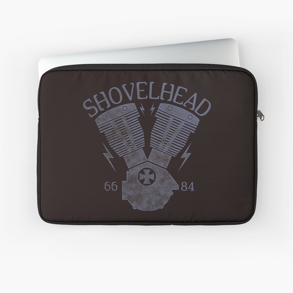 Shovelhead Motorcycle Engine Laptoptasche