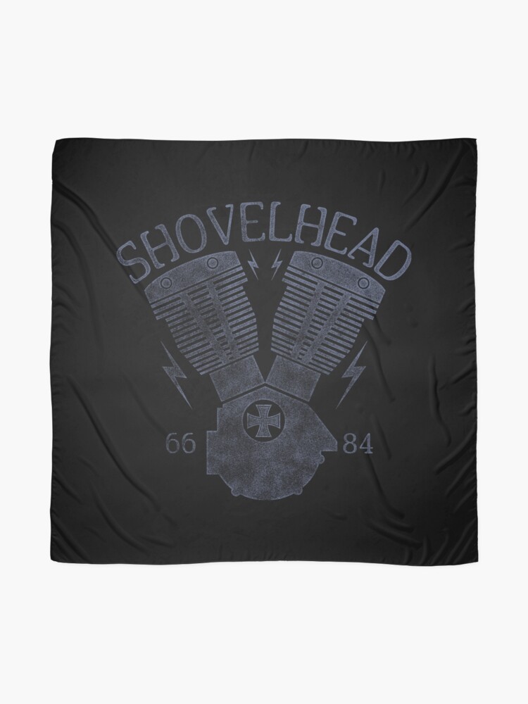 Alternative Ansicht von Shovelhead Motorcycle Engine Tuch