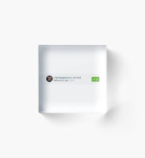 Drake started following you Acrylic Block