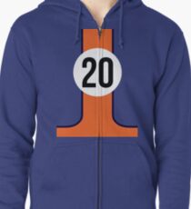 GULF RACING TEAM Zipped Hoodie