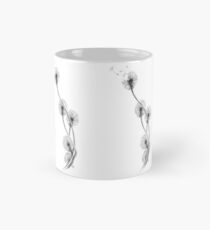 detailed drawing of dandelion clocks Mug