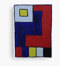 Ode to Mondrian Pt 3 Canvas Print
