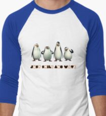 Just Smile and Wave Men's Baseball ¾ T-Shirt