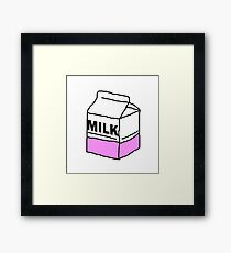 Milk Box Framed Print