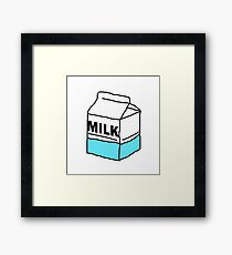 Milk Box Framed Print