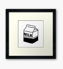 Milk Box Framed Print
